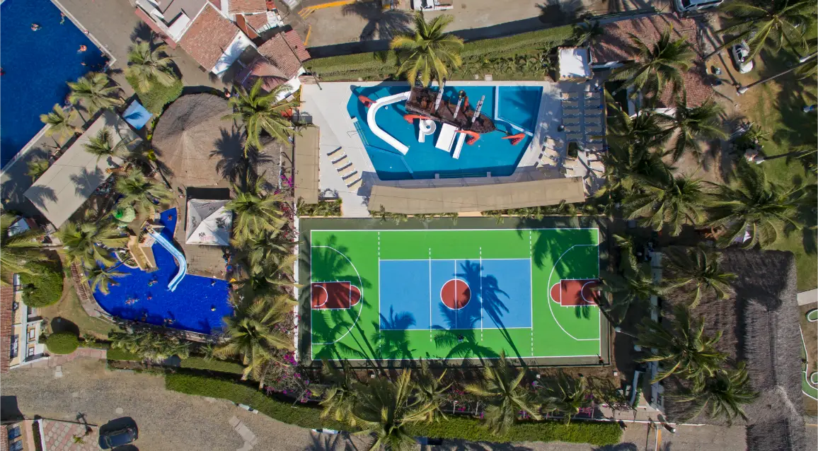 Cancha deportiva multiusos