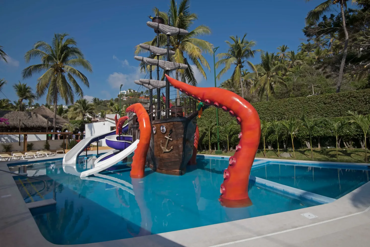 Aquapark con barco pirata Kraken