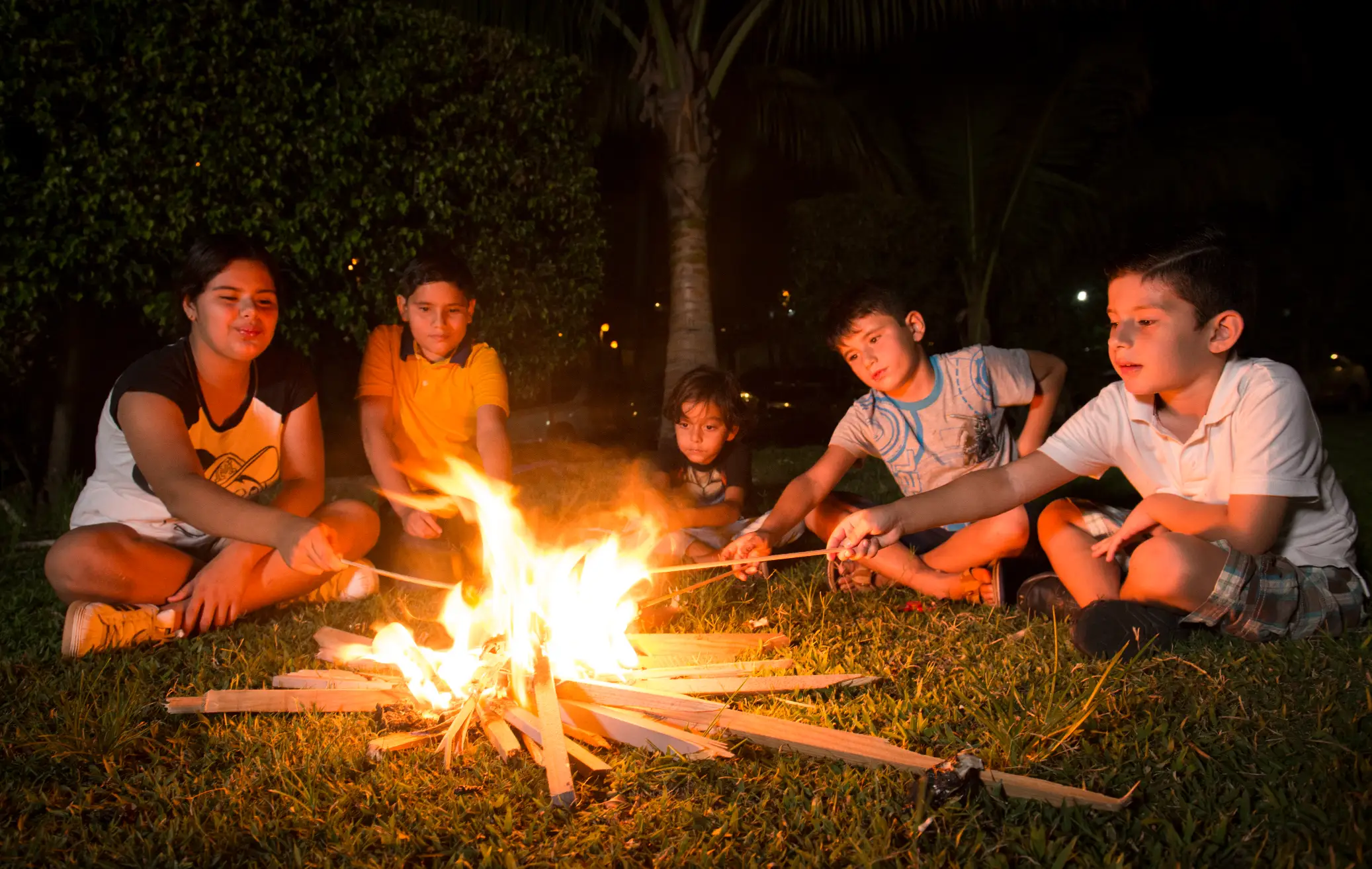 Actividades del campamento nocturno