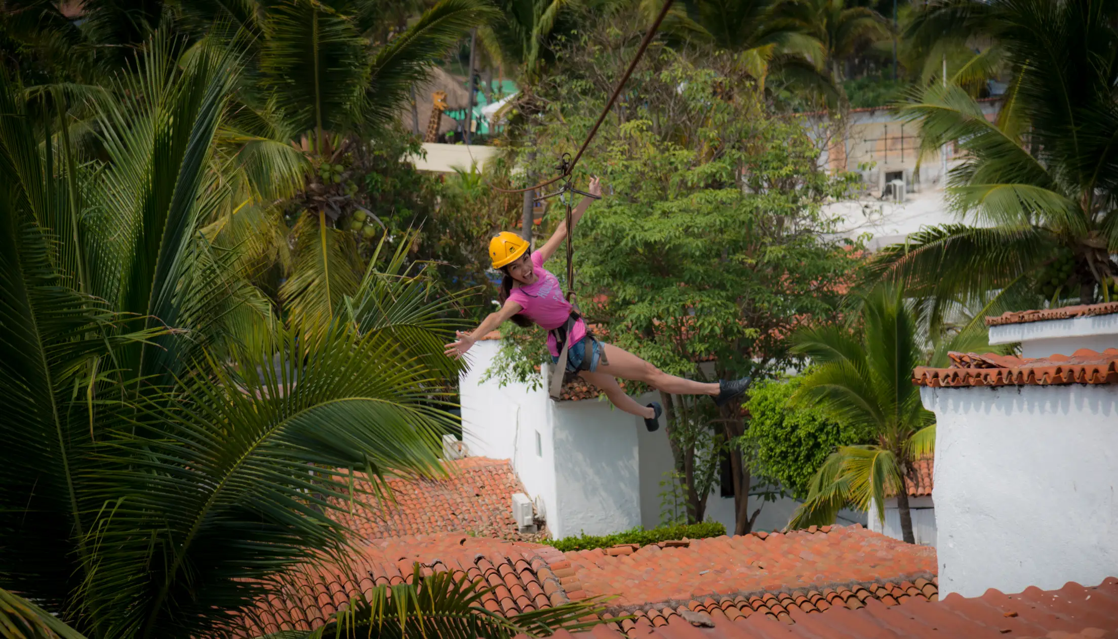 Tirolesa del resort